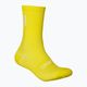Children's cycling socks POC Essential Road aventurine yellow 5