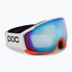Ski goggles POC Zonula Clarity Comp white/fluorescent orange/spektris blue