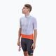 Men's cycling jersey POC Essential Road Logo granite grey/zink orange 2