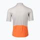 Men's cycling jersey POC Essential Road Logo granite grey/zink orange 7