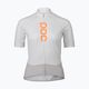 Women's cycling jersey POC Essential Road Logo hydrogen white/granite grey 5