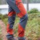 Men's Pinewood Caribou TC terracotta/grey trekking trousers 4