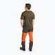 Men's Pinewood Abisko membrane trousers b.orange/mossgreen 3