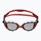 Zoggs Predator Flex Titanium clear/red/mirrored smoke swimming goggles 461054 2