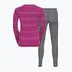 Children's thermal underwear ODLO Active Warm Eco Long pink/grey 159449/10828 2