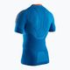 Men's X-Bionic Invent 4.0 Run Speed teal blue/curcuma orange running shirt 2