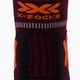 Men's trail socks X-Socks Trail Run Energy burgundy-orange RS13S19U-O003 5