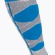 Women's ski socks X-Socks Ski Control 4.0 grey-blue XSSSKCW19W 3