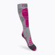 Women's ski socks X-Socks Ski Silk Merino 4.0 grey XSSSKMW19W