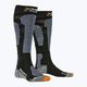 X-Socks Carve Silver 4.0 black-grey ski socks XSSS47W19U 4