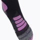 Women's ski socks X-Socks Ski Touring Silver 4.0 grey XSWS47W19W 3