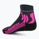 Women's running socks X-Socks Run Speed Two 4.0 dolomite grey/neon flamingo 2