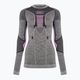 Women's thermoactive sweatshirt X-Bionic Merino black/grey/magnolia