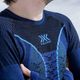 Men's thermoactive sweatshirt X-Bionic Merino dark ocean/sky blue 6