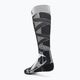 Women's ski socks X-Socks Ski Rider 4.0 grey melange/opal black 2