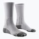 Men's X-Socks Run Perform Crew running socks arctic white/pearl grey
