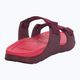 Lizard Way Slide women's flip-flops zinfandel red/virtual pink 13