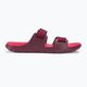 Lizard Way Slide women's flip-flops zinfandel red/virtual pink 2