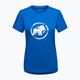 Women's trekking t-shirt Mammut Graphic blue 4