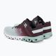 Women's running shoes On Cloudflow grey maroon 3599231 3