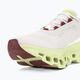 Women's On Running Cloudmonster frost/acacia running shoes 8