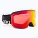 Giro Axis black wordmark/ember/infrared ski goggles 2