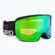 Giro Axis black wordmark/emerald/infrared ski goggles 2