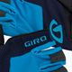 Men's cycling gloves Giro Bravo Gel blue 4