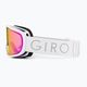 Women's ski goggles Giro Moxie white core light/amber pink/yellow 5