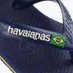 Havaianas Baby Brasil Logo II navy blue / citrus yelloew children's sandals 4