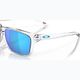 Oakley Sylas XL polished clear/prism sapphire sunglasses 6