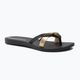 Ipanema Kirei women's flip flops black and gold 81805-24006