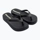 Ipanema Flatform women's flip flops black 26602-20766 10
