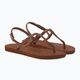 Havaianas Twist brown women's flip flops H4144756 5