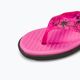 Women's RIDER Aqua V black/pink flip flops 7