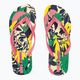 Ipanema Graffiti III women's flip flops yellow/pink 8