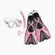 Mares X-One Pirate pink/black children's diving set 410759 12