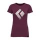 Women's climbing T-shirt Black Diamond Chalked Up purple AP7300525016LRG1 4