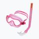 SEAC Baia pink children's snorkel set