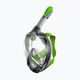 SEAC Magica grey clear/green lime full face mask for snorkelling
