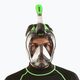 SEAC Magica grey clear/green lime full face mask for snorkelling 7