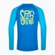 Men's La Sportiva Back Logo electric blue/maui trekking shirt 6