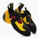 La Sportiva men's climbing shoe Skwama black/yellow 4