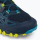 La Sportiva men's Bushido II blue/yellow running shoe 36S618705 7