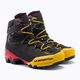 La Sportiva men's high alpine boots Aequilibrium LT GTX black/yellow 21Y999100 5