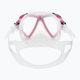 Cressi Lince pink/colourless diving mask DS311040 5