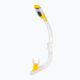 Cressi Mini Dry clear yellow snorkel ES258810