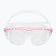 Cressi Skylight clear/white pink swim mask DE203340 2
