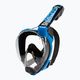 Cressi Duke Dry full face mask for snorkelling black and blue XDT005020 5