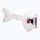 Cressi Estrella pink and clear diving mask DN340040 3